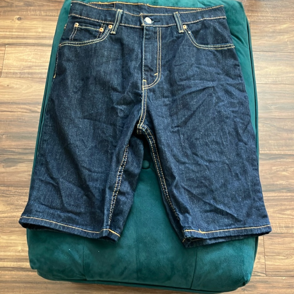 Dark Blue Jean Shorts